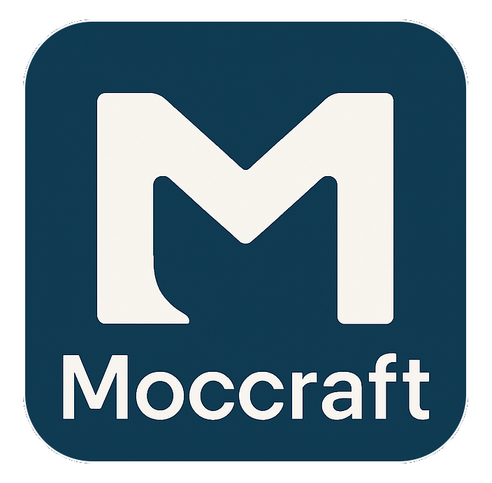 Logo de Moccraft SRL, empresa de soluciones informáticas y desarrollo de software